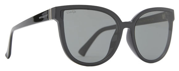 VZ142 VON ZIPPER FAIRCHILD AZJEY00104 PBV 67 BLACK GLOSS  WILDLIFE VINTAGE GREY POLARIZED