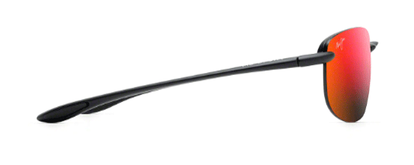 MJ432 MAUI JIM HO'OKIPA UNIVERSAL FIT RM407N-2M 64 MATTE BLACK / HAWAII LAVA