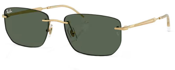 RB698 RAY-BAN RB3768 001/71 56 ARISTA GOLD / DARK GREEN