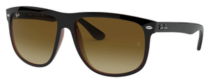 Z113 RAY-BAN BOYFRIEND RB4147 609585 60 BLACK ON BROWN  / BROWN GRADIENT DARK BROWN