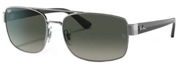 RB405 RAY-BAN RB3687 004/71 61 GUNMETAL / GREY GRADIENT