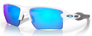 OK305 OAKLEY FLAK 2.0 XL OO9188 918894 59 POLISHED WHITE / PRIZM SAPPHIRE