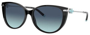 T144 TIFFANY TF4178 80019S 57 BLACK / AZURE GRADIENT BLUE