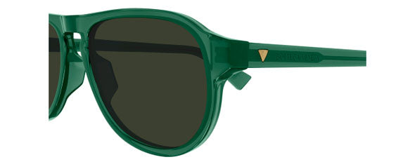BV15 BOTTEGA VENETA BV1292S-003 55 GREEN  /  GREEN