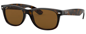 Z133 RAY-BAN NEW WAYFARER  RB2132 902/57 55 TORTOISE  /  B-15 BROWN POLARIZED