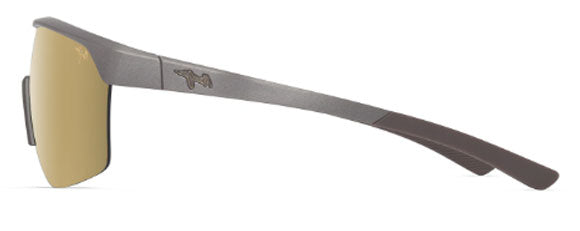 MJM217 MAUI JIM PALUNA GD595-01 MATTE METALLIC LIGHT BROWN / HAWAII GLOW