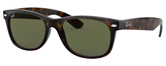 D41 RAY-BAN NEW WAYFARER RB2132 902 58 TORTOISE / G-15 GREEN