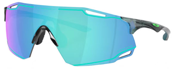 OK296 OAKLEY CYBR DYNO OO9513D 951302 39 POLISHED BLACK / PRIZM SAPPHIRE