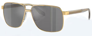 VE143 VERSACE VE2174 1002Z3 59 GOLD / DARK GREY MIRRORED SILVER POLARIZED