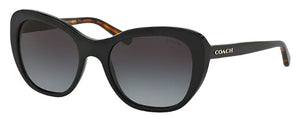 C90 COACH L1631 HC8204 544211 52 BLACK TORTOISE / LIGHT GREY GRADIENT