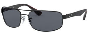 F20 RAY-BAN RB3445 006/P2 64 POLARIZED MATTE BLACK / DARK GRAY