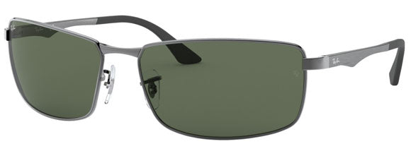 Z8 RAY-BAN RB3498 004/71 61 GUNMETAL / DARK GREEN