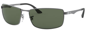 Z8 RAY-BAN RB3498 004/71 61 GUNMETAL / DARK GREEN