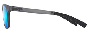 MJ368 MAUI JIM LONGITUDE B762-11M MATTE GREY TRANSLUCENT / BLUE HAWAII POLARIZED