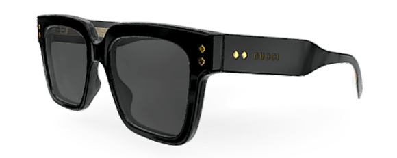 G170 GUCCI GG1084S 001 54 BLACK - BLACK - GREY