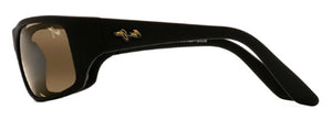 MJ148 MAUI JIM PEAHI H202-2M 65 BLACK MATTE RUBBER / HCL BRONZE