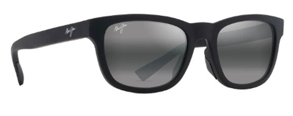 MJM131 MAUI JIM KAPII 617-02 54 MATTE BLACK / NEUTRAL GREY