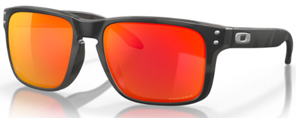 O71 OAKLEY HOLBROOK OO9102 9102E9 55 MATTE BLACK CAMO / PRIZM RUBY