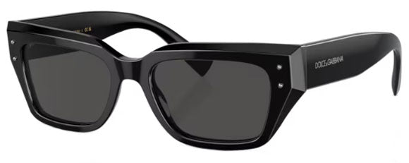 DG52 DOLCE & GABBANA DG4462 501/87 52 BLACK / DARK GREY