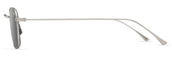 MJM204 MAUI JIM MEKALA S690-17A MATTE SILVER / HAWAII SEASHINE