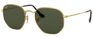 B103 RAY-BAN HEXAGONAL RB3548N 001 54 ARISTA / G-15 GREEN