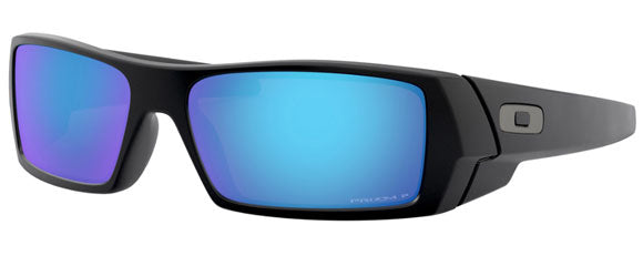 OK181 OAKLEY GASCAN OO9014 901450 60 MATTE BLACK / PRIZM SAPPHIRE IRIDIUM POLARIZED