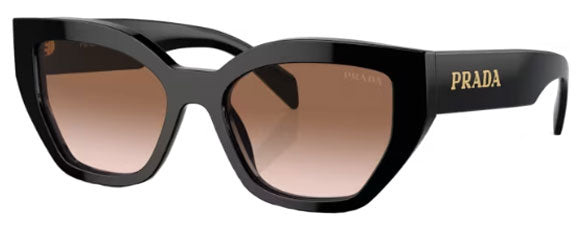 PR142 PRADA PR A09S 1AB0A6 53 BLACK / BROWN GRADIENT