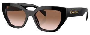 PR142 PRADA PR A09S 1AB0A6 53 BLACK / BROWN GRADIENT
