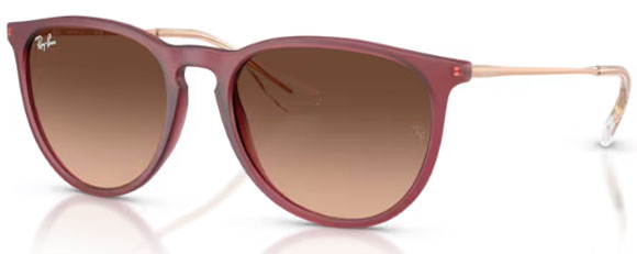 RB641 RAY-BAN ERIKA RB4171 6815A5 54 RUBBER VIOLET / PINK GRADIENT BROWN