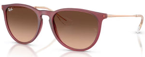 RB641 RAY-BAN ERIKA RB4171 6815A5 54 RUBBER VIOLET / PINK GRADIENT BROWN
