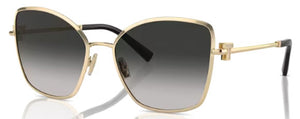 T168 TIFFANY TF3102B 60213C 58 PALE GOLD  / GRAY GRADIENT