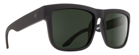 SY080 SPY DISCORD 673119973864 57 SOFT MATTE BLACK / HAPPY GRAY GREEN POLARIZED