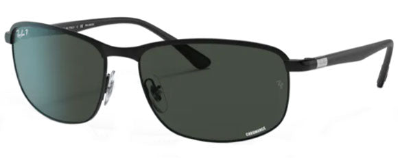 F243 RAY-BAN RB3671CH 186/K8 60 BLACK / DARK GREY POLARIZED
