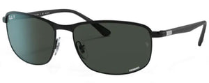 F243 RAY-BAN RB3671CH 186/K8 60 BLACK / DARK GREY POLARIZED