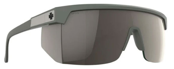 SY104 SPY SUPER FLYNN 6700000000291 ANZI MATTE OLIVE GREEN / HAPPY BRONZE PEWTER MIRRORED