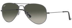 RB668 RAY-BAN AVIATOR RB3025 004/71 58 GUNMETAL / GRAY