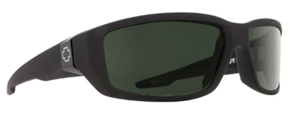 SY050 SPY DIRTY MO 670937219864 134 SOFT MATTE BLACK  HD PLUS GRAY GREEN POLARIZED