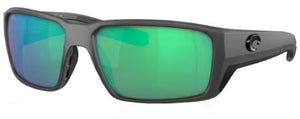 P108 COSTA FANTAIL PRO 6S9079 907910 60 MATTE GRAY / GREEN MIRROR POLARIZED