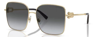 T178 TIFFANY TF3094 6198T3 58 PALE GOLD / GRAY GRADIENT POLARIZED