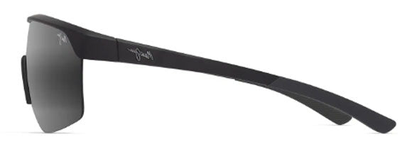 MJM215 MAUI JIM PALUNA 595-02 MATTE BLACK / NEUTRAL GREY