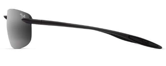 MJM201 MAUI JIM HOOKIPA ULTRA 676-02 MATTE BLACK / NEUTRAL GRAY