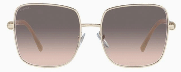 G11 BVLGARI BV6134 278/3B 58 PALE GOLD / PINK GRADIENT GRAY