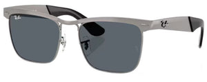 RB626 RAY-BAN WAYFARER DELUXE RB3875 029/R5 53 SANDBLASTED GUNMETAL ON GUNMETAL / BLUE