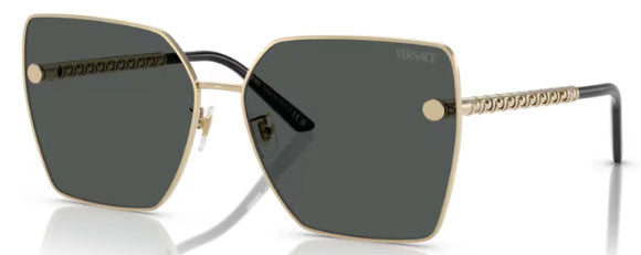 VE197 VERSACE VE2270D 125287 63 PALE GOLD  / DARK GREY
