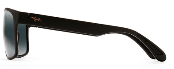 MJ56 MAUI JIM REDSANDS 432-2M 59 MATTE BLACK / NEUTRAL GRAY