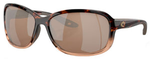 CT103 COSTA SEADRIFT 06S9114 911403 58 SHINY TORTOISE FADE / COPPER SILVER MIRRORED POLARIZED