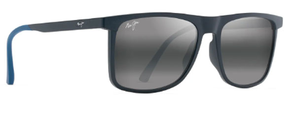 MJM104 MAUI JIM MAKAMAE 619-03 MATTE BLUE / NEUTRAL GREY