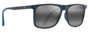 MJM104 MAUI JIM MAKAMAE 619-03 MATTE BLUE / NEUTRAL GREY