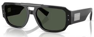 DG72 DOLCE & GABBANA DG4482 28209A 57 BRUSHED BLACK / DARK GREEN POLARIZED