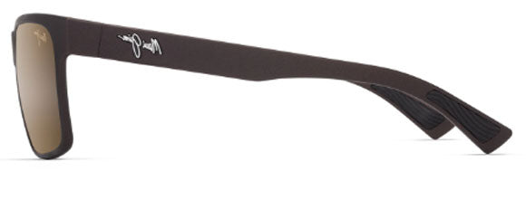 MJM209 MAUI JIM HOOPILI H683-01 METTALIC MATTE BROWN / HCL BRONZE